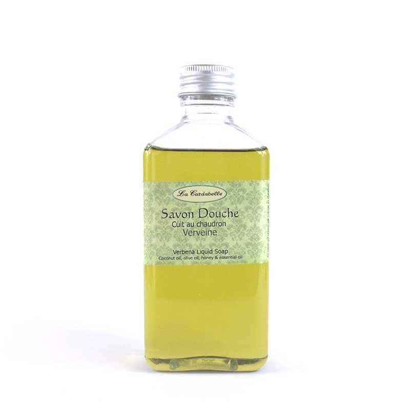 Savon douche naturel à l'huile de coco et d'olive et miel au frais parfum de verveine du Yunnan