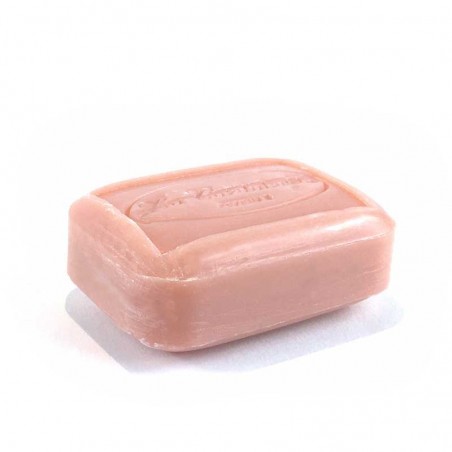 Savon artisanal moulé 100 grammes senteur fraise La Cardabelle