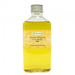 Savon liquide pour la douche sans cochonneries avec du miel et de l'huile d'olive et de coco.
