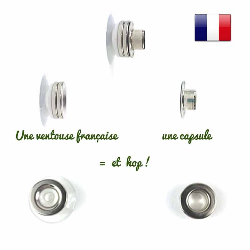 Porte savon minimaliste aimanté fabriqué en France