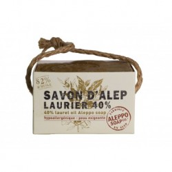 Savon d'Alep Brut 40 %  d'huile de baies de laurier