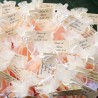 Savonnettes invités personnalisées pour mariages