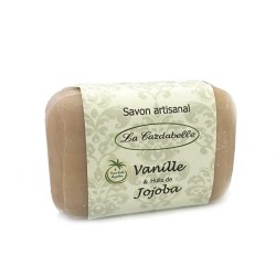 Savon artisanal Vanille & Huile de Jojoba enrichi en miel bio