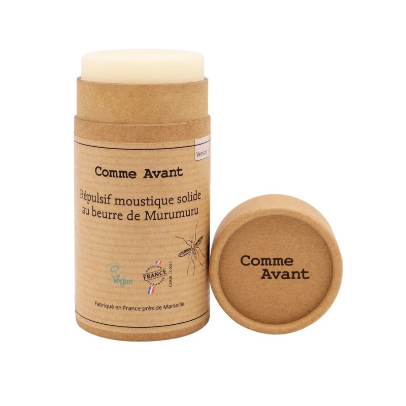 Répulsif anti-moustique solide au beurre de murumuru Répulsif anti-moustique solide au beurre de murumuru