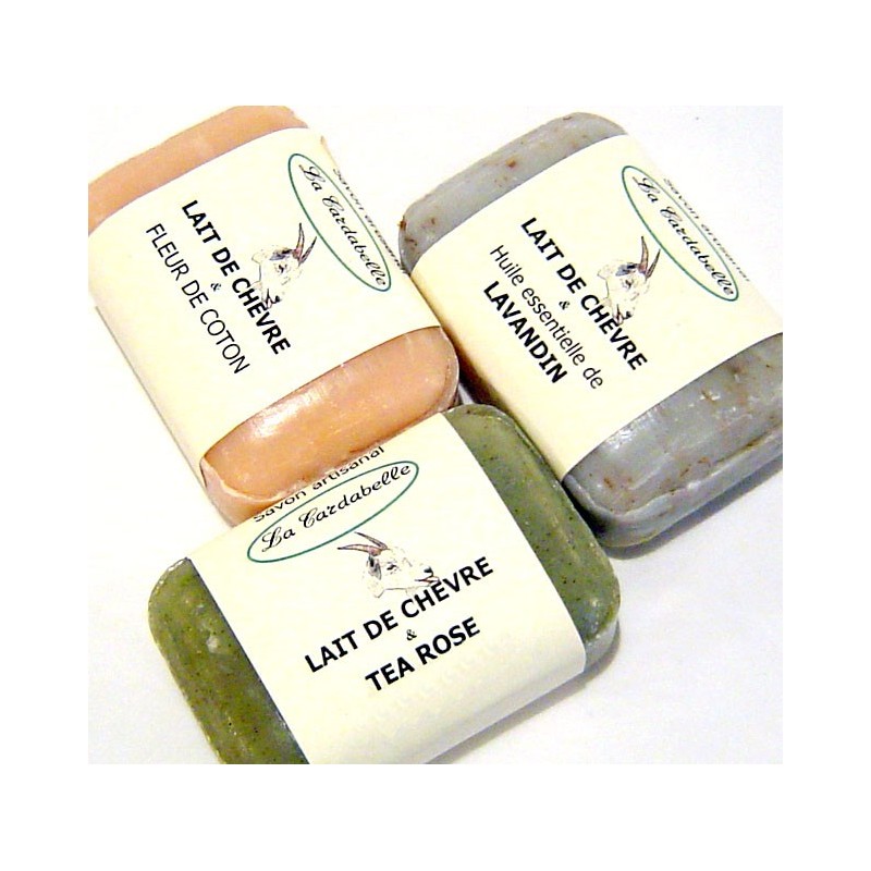 Savon au lait de Chêvre et Tea Rose Savon au lait de Chêvre et Tea Rose