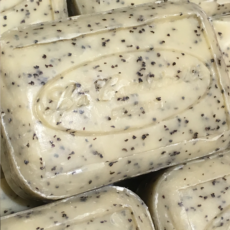Savon au Concombre et graines de pavot bleu La Cardabelle