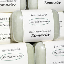 Savon à l'huile essentielle de romarin et au bon lait de vache