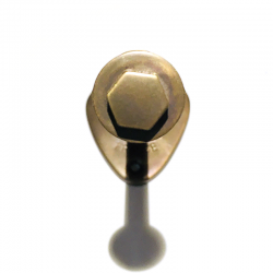 Porte-savon d'écolier finition vintage bronze système à vis