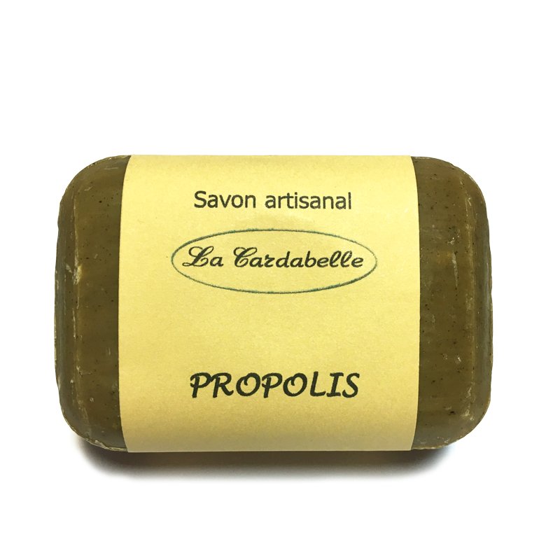 savon artisanal à la propolis huile d'olive miel pour bébé ou pour soulager l'eczéma