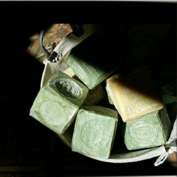Bloc de savon de Marseille 300 gr vert