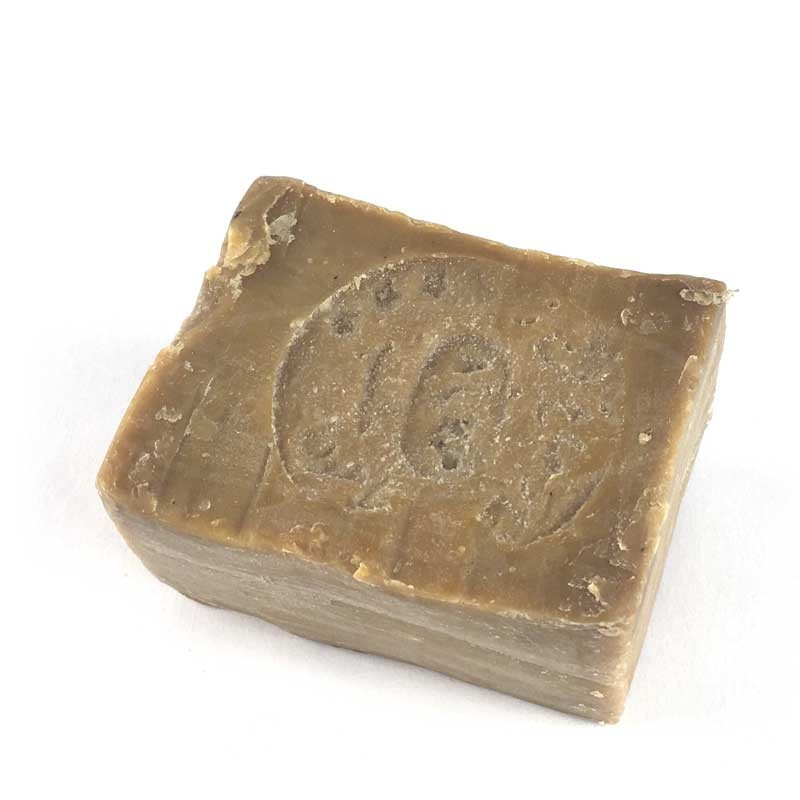 Lot De 3 Savons D'Alep Brut à L'Huile D'Olive + Gant Exfoliant Hammam - 100% Naturel