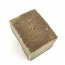 Savon brut d'alep 30% d'huile de baies de laurier