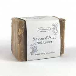 Savon d'alep naturel 20% d'huile de baies de laurier