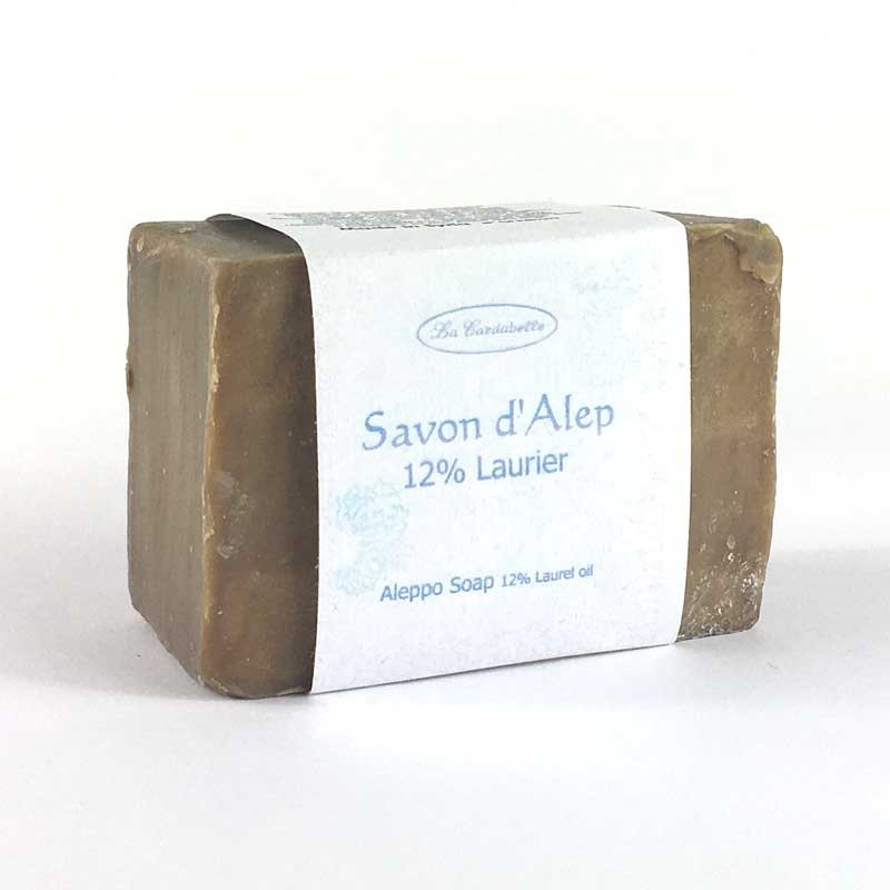 Savon d’Alep naturel 12% d'huile de baies de laurier