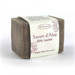Savon d'alep naturel 30% d'huile de baies de laurier