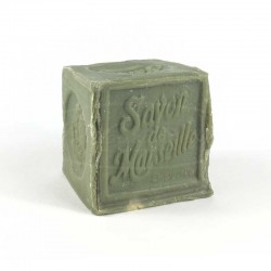 Savon de Marseille 300 gr vert en bloc 72% d'huile