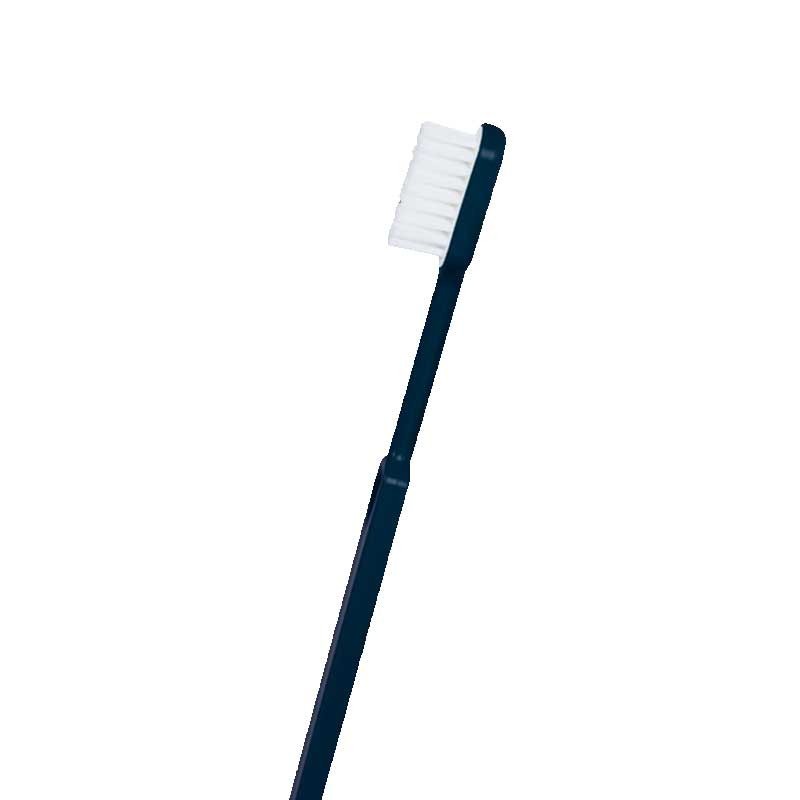 Brosse à dents en bioplastique couleur Marine à tête rechargeable medium